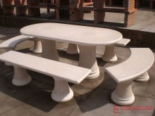 Conjunto Mesa Oval - Britados